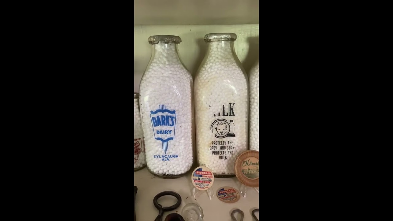 How and what to fill Milk bottles with for display