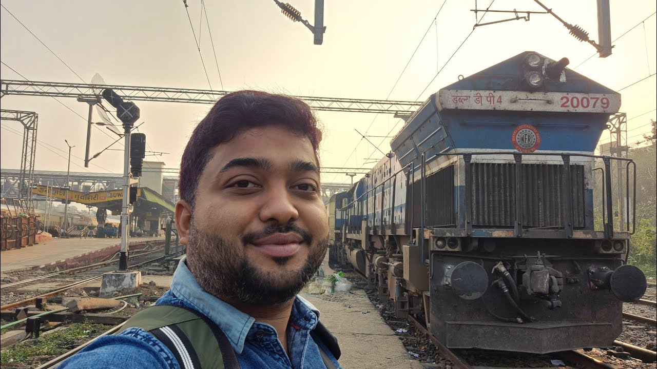 55804 Guwahati New Bongaigaon Passenger Tarin Journey || Guwahati To Kamakhya Junction 