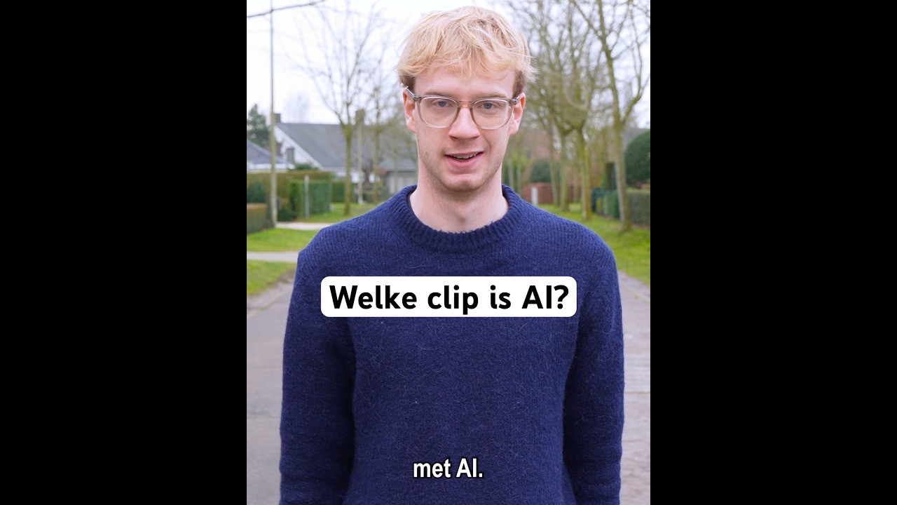 Welke clip is AI? 🤔 Let zeker goed op de details! 😂