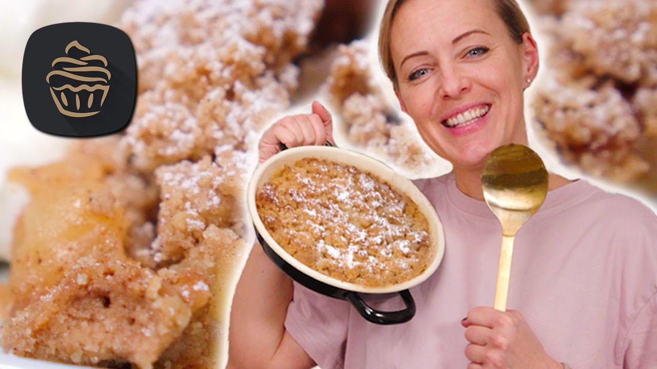 Der beste Apfel Crumble &ndash; so knusprig und saftig hast du ihn noch nie erlebt! 🍏