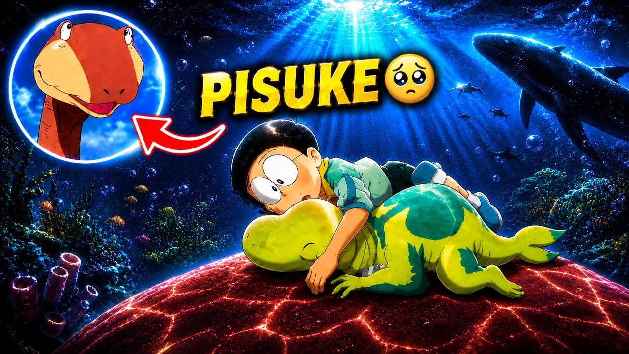 Pisuke 🥺 Nobita's New Dinosaur Review in Hindi 