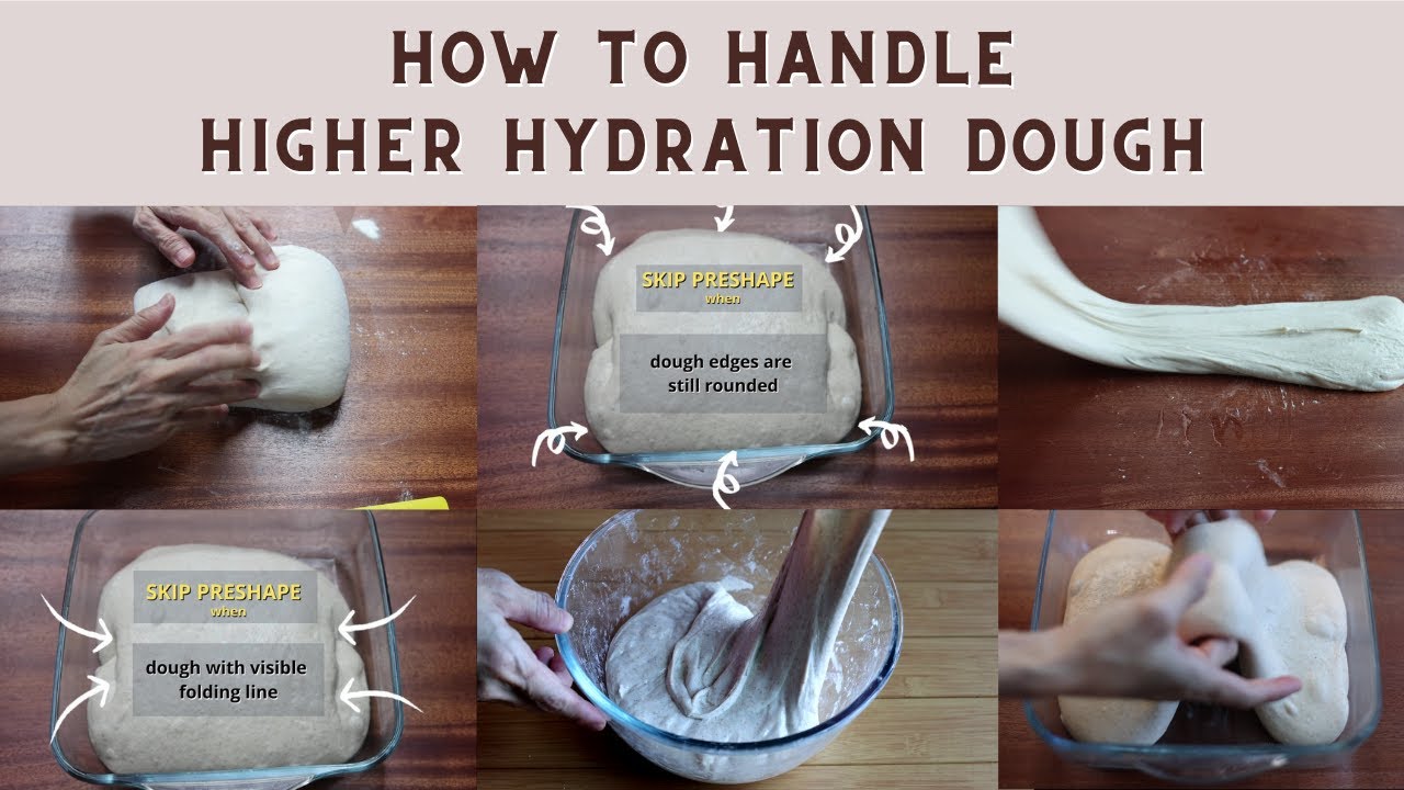 How to handle HIGHER HYDRATION sourdough | 如何應對高水分酸種麵糰