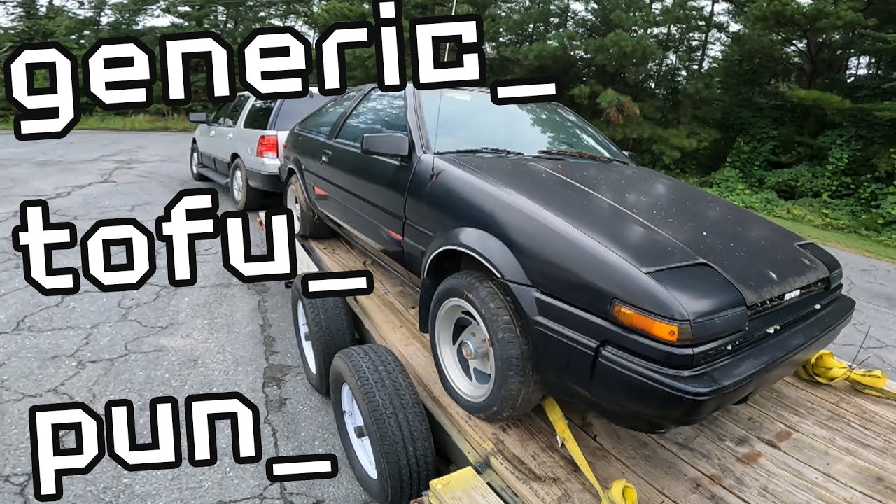 Picking up a Broken Toyota AE86