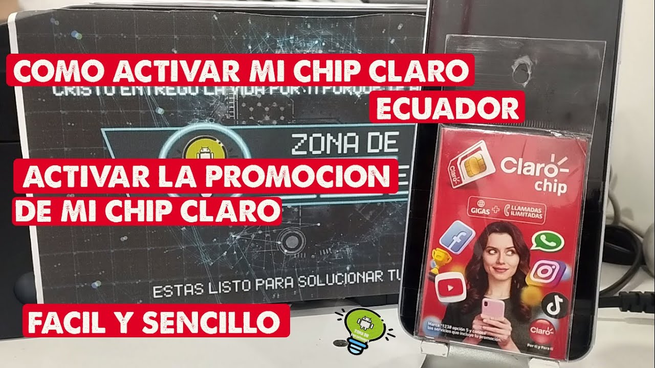 COMO ACTIVAR MI CHIP CLARO ECUADOR EN 2025 (Y ACTIVAR  LA PROMOCION QUE TRAE MI CHIP)