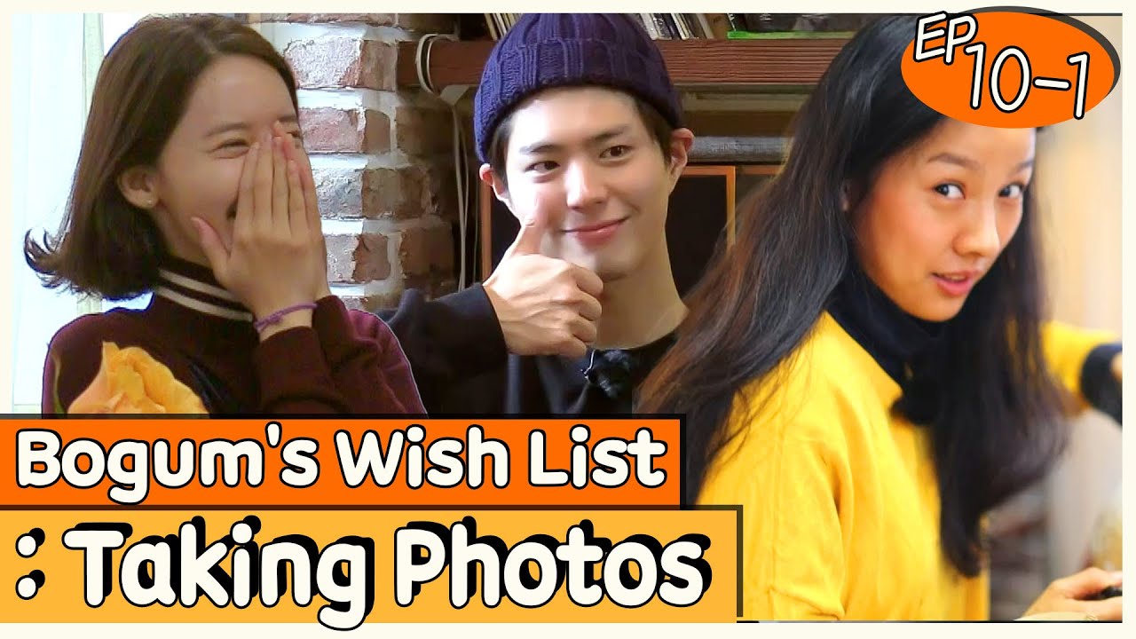 Bogum's wish list: Taking photos 💟 | Hyori's Homestay2