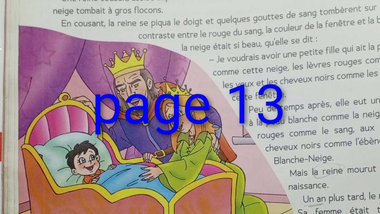 Blanche neige lecture suivie page 13 le trésor des mots 