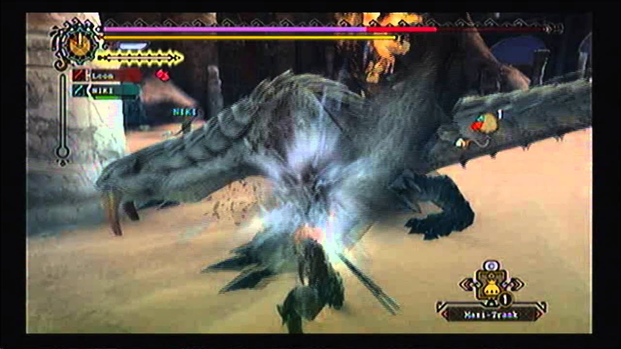 Monster Hunter Tri Ice and Fire Arena 6:53 [mit deutschen Kommentaren]