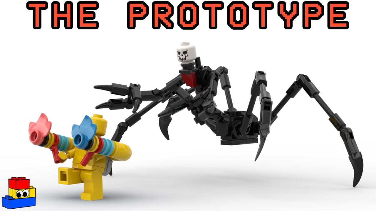 I remade The Prototype in a smaller size that's way easier to build (LEGO Poppy Playtime)
