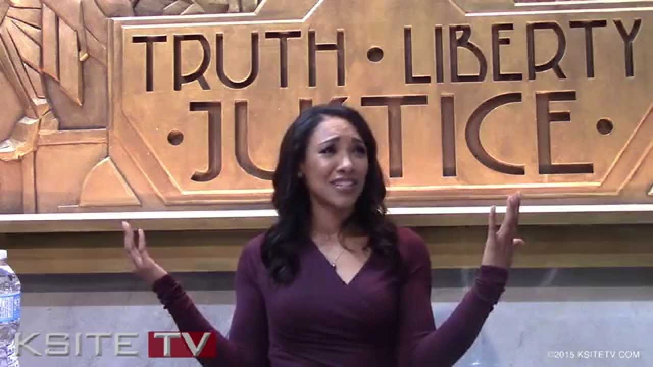 The Flash: Candice Patton Season 2 On-Set Interview - Iris West