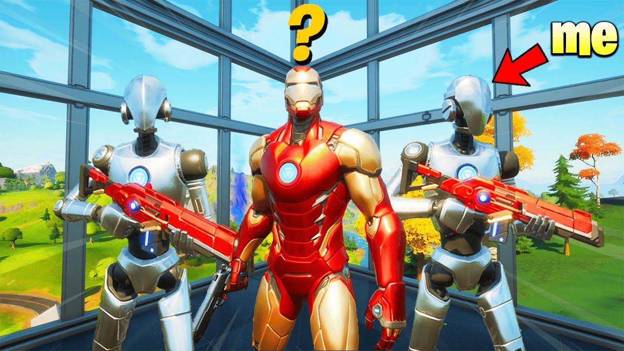 I Pretended to be a STARK ROBOT to Protect IRON MAN