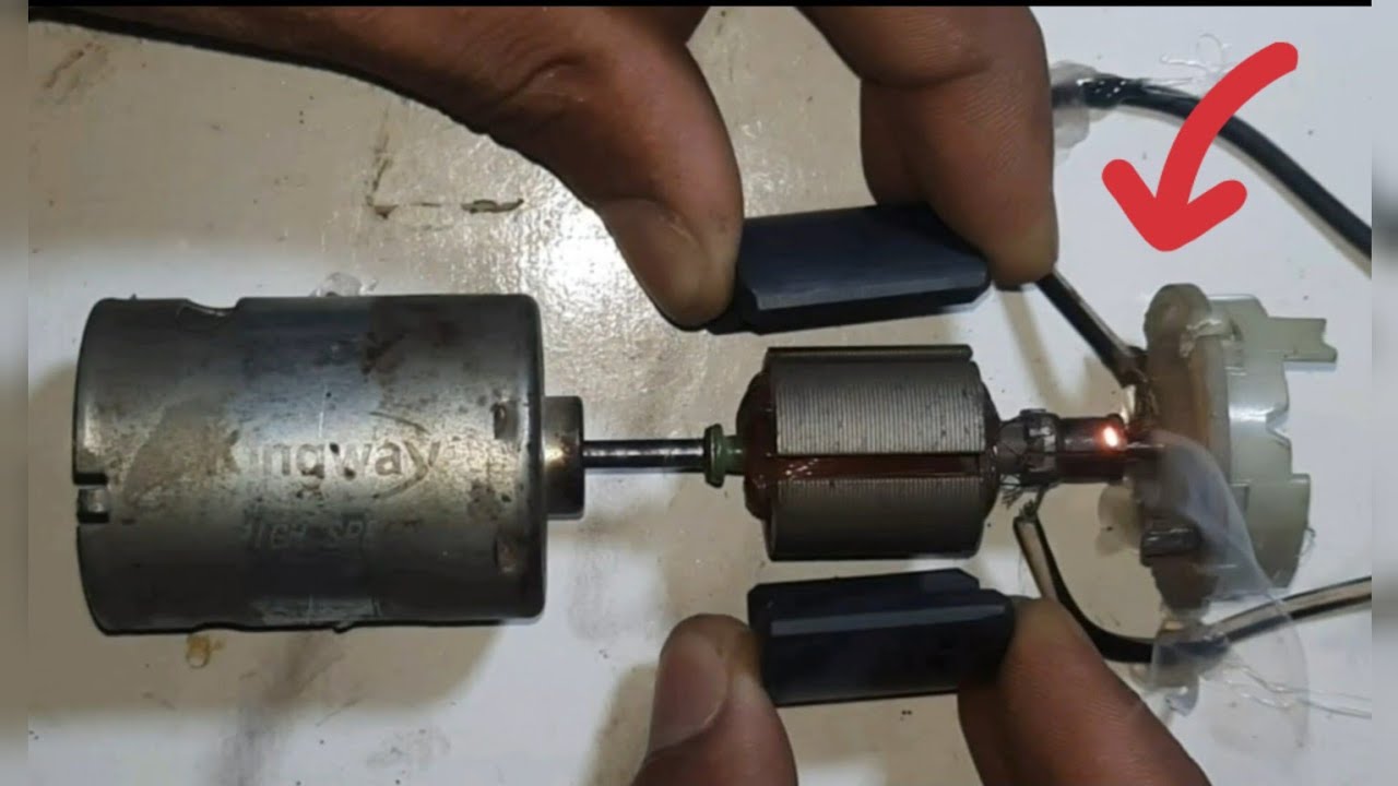Open DC Motor Ki Testing At Home@Electricalpanel010
