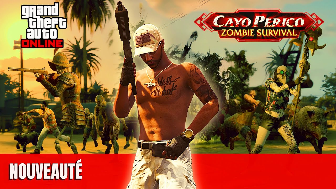 🔥 Nouveau MODE SURVIE à CAYO PERICO sur GTA Online ! Ennemis, Récompenses & Secrets 🧟‍♂️🌴