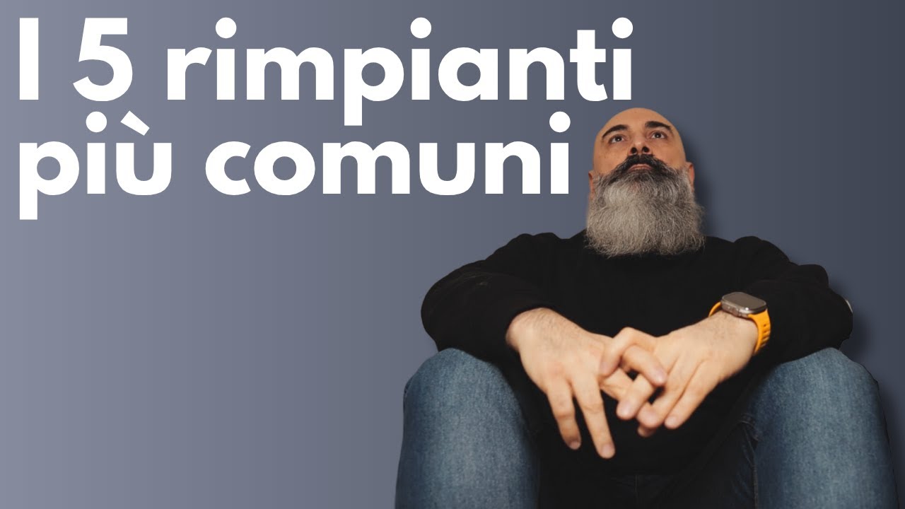 5 rimpianti pi&ugrave; comuni: come il minimalismo pu&ograve; aiutarti a superarli