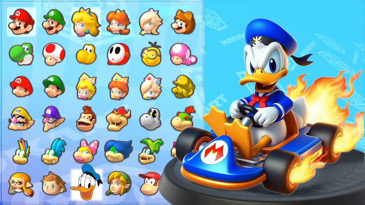 【マリオカート8デラックス】ドナルドダックが登場したらどうなるか Nintendo Switchの最高のレースゲーム