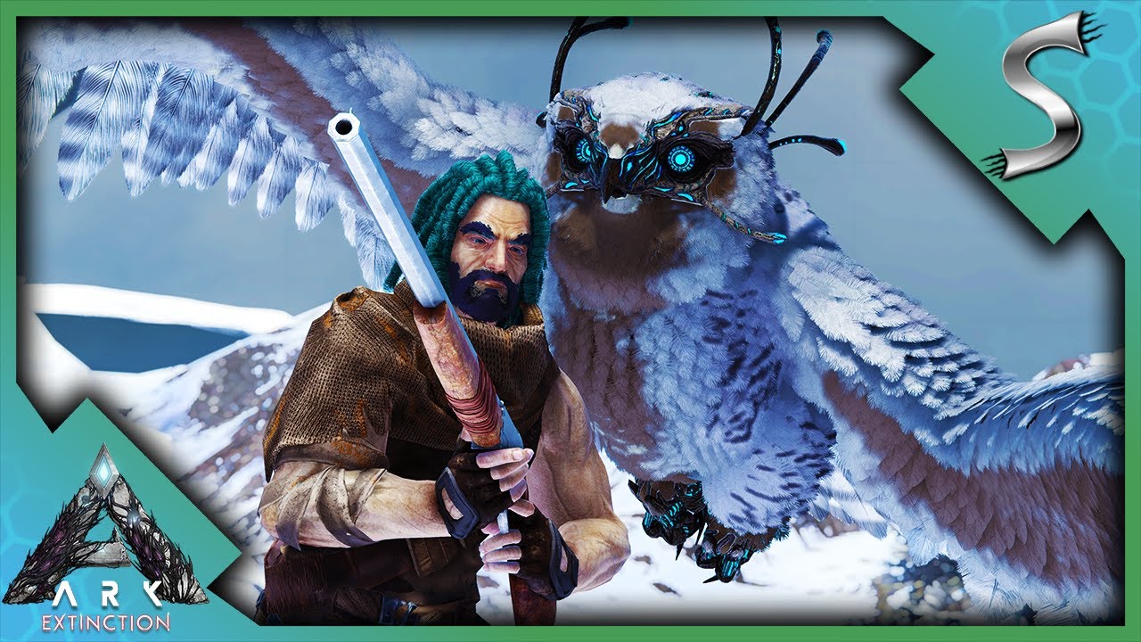 GETTING THE ESSENTIALS AND TAMING SNOW OWLS! - Ultimate Ark [E82 - Extinction]