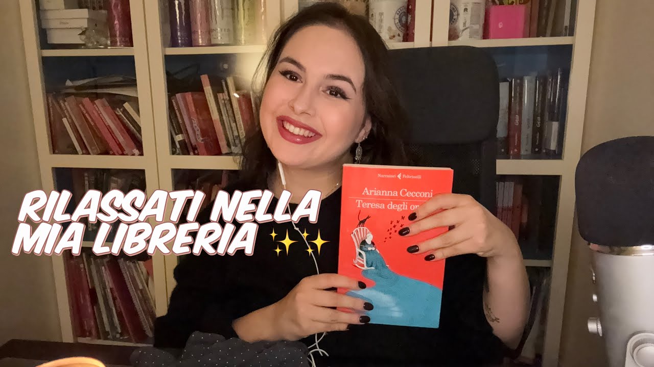 LIBRERIA RILASSANTE ☕️ roleplay asmr ita ✨