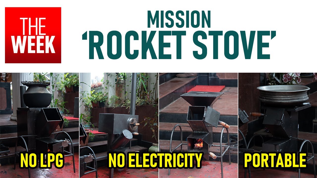 Kerala man launches three-in-one Rocket Stove propelled by coconut shells and paper | The WEEK