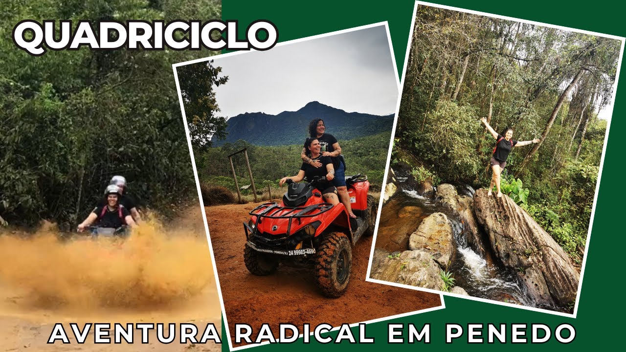 PASSEIO DE QUADRICICLO EM PENEDO (Aventura radical nas montanhas do Rio de Janeiro!)