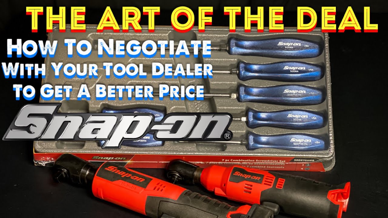 Snap On: Get Better Deals On The Tool Truck! Let Me Show You How To Do It! More Blue Tools!