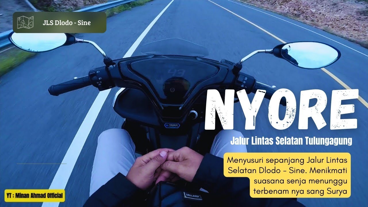 NYORE DI JLS DLODO - SINE TULUNGAGUNG || SUASANA SORE HARI JLS TULUNGAGUNG 2025