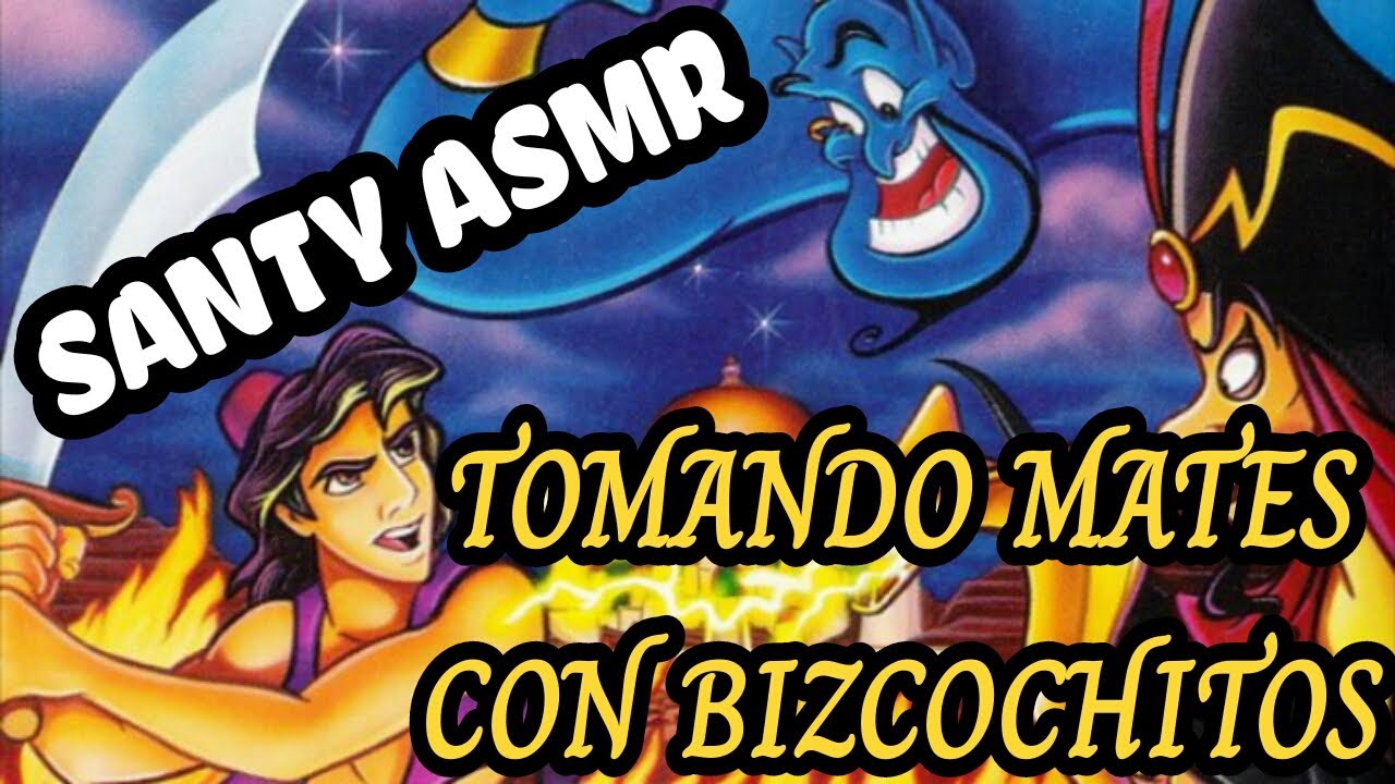 GAMEPLAY ASMR ARGENTINA ☆ TOMANDO UNOS MATES CON BIZCOCHOS DON SATUR SALADAS + ALADDIN DE FONDO