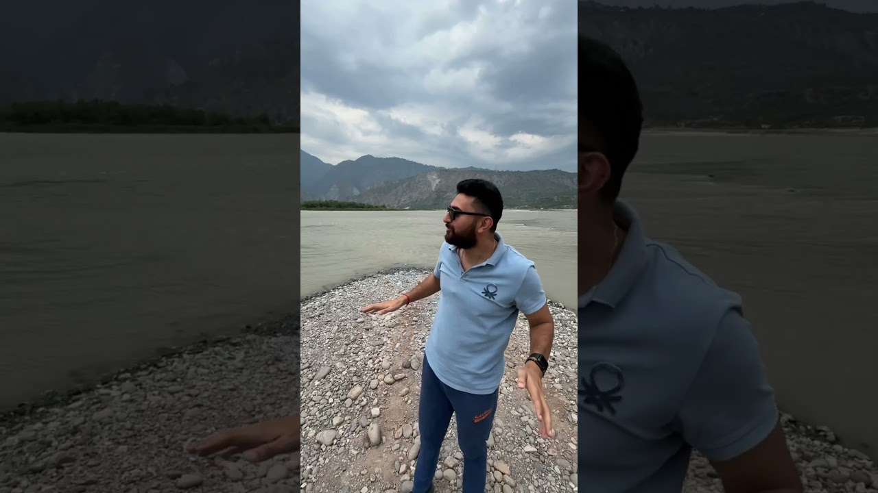 Chenab River In Reasi Jammu & Kashmir #jammuandkashmir #jammu #Jammukashmir #reasi