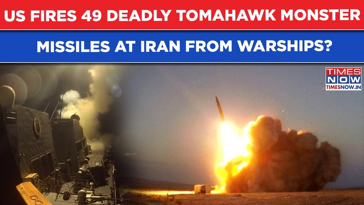 Iran Under Big Attack: US Fires 49 Deadly TOMAHAWK Monster Missiles from Warships? Strike Video Out