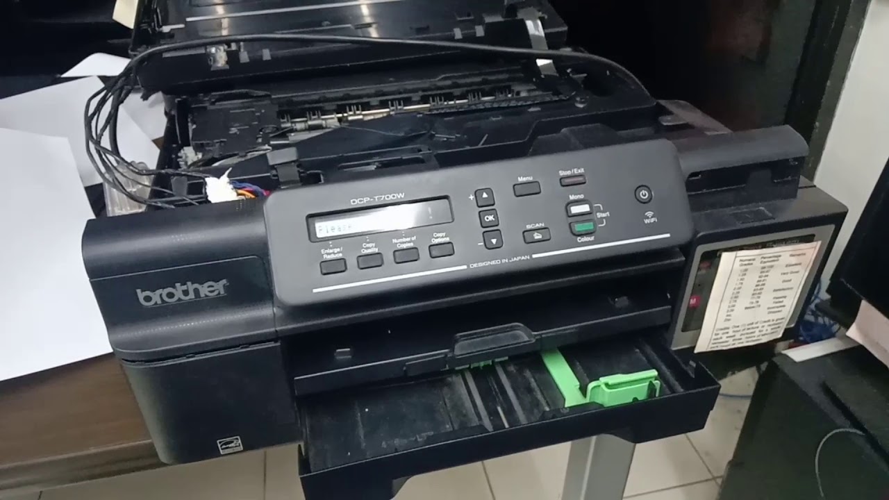 Brother T700w Print unable 35 Paper jam error j200 j100 t300 t800