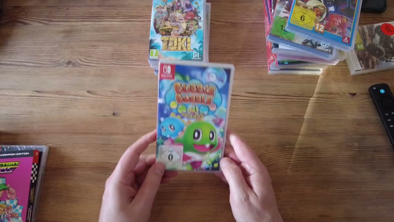Welche Switch Spiele stehen im Retrogamer Regal #2