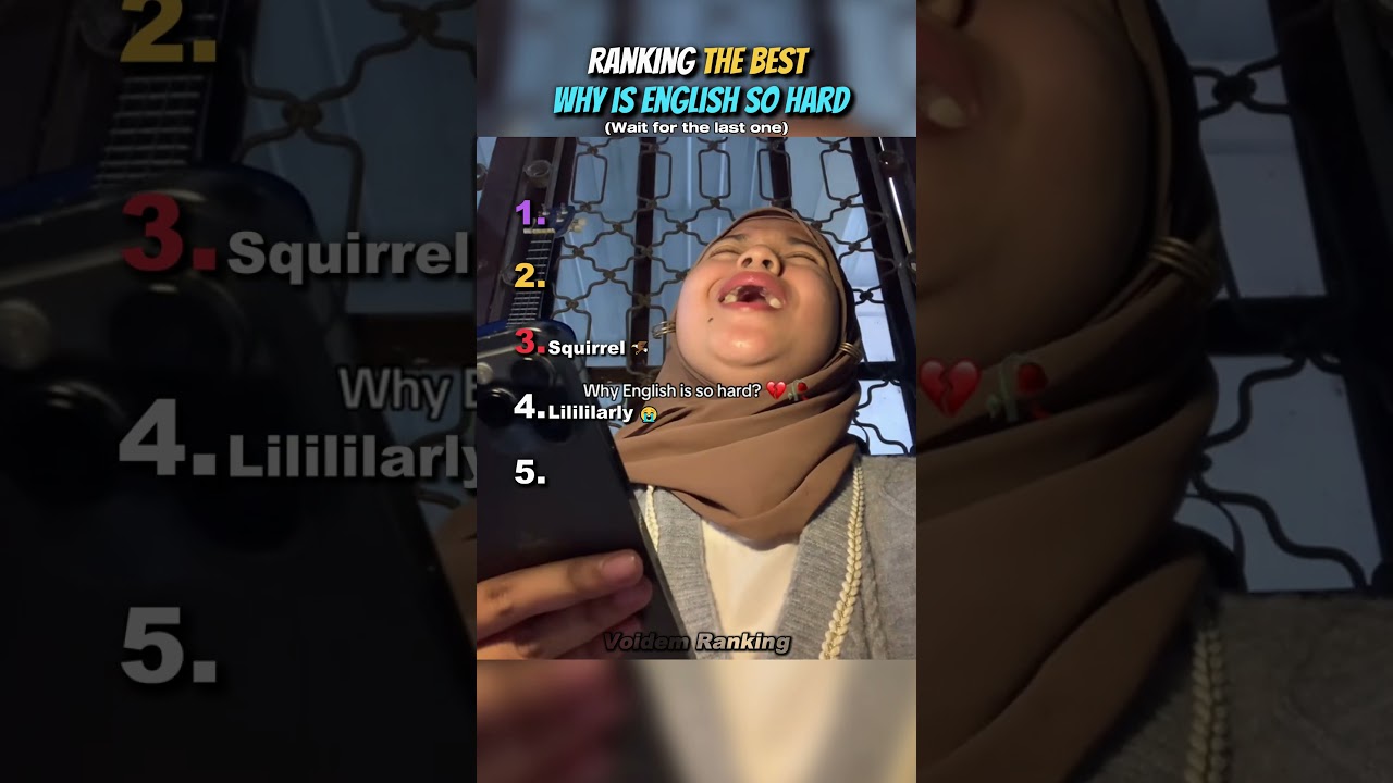 Ranking The Best &ldquo;Why Is English So Hard&rdquo; Moments! #ranking #shorts