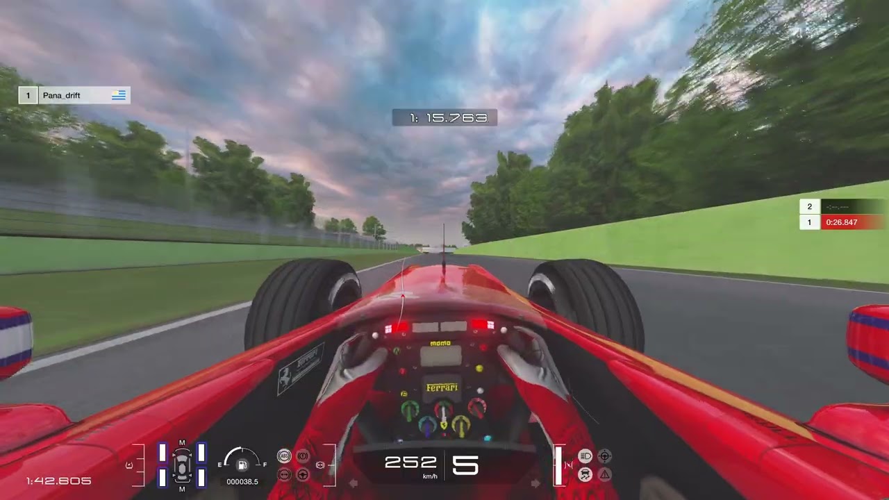 Ferrary F1 2000 !! RECODR EN IMOLA CIRCUIT