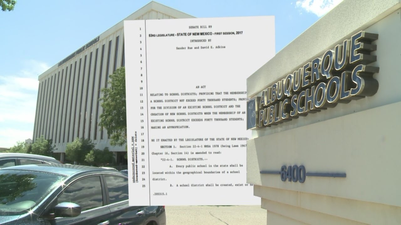 Senate bill would split Albuquerque Public Schools into separate, smaller districts