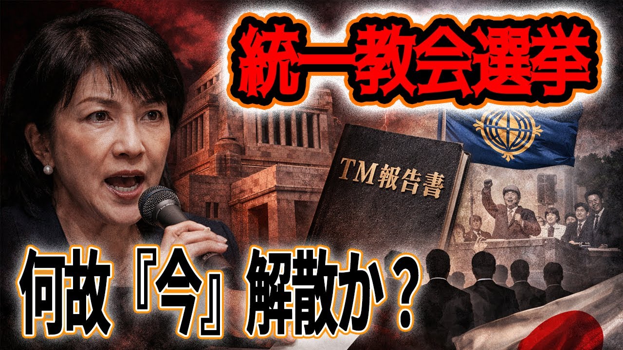 高市首相“解散の真意”とは？TM報告書と統一教会議員大量公認が示す、この選挙の本当の意味