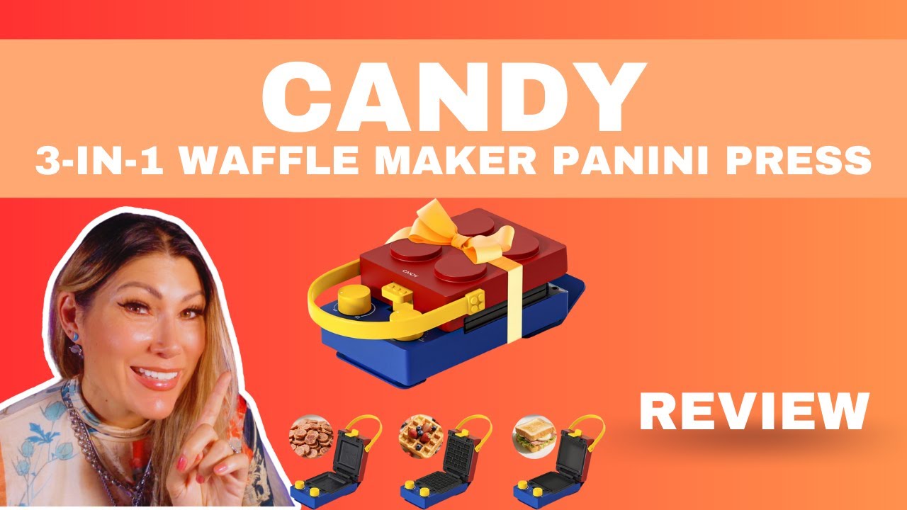 Все покупают эту вафельницу CANDY 3-в-1, увидев этот гениальный дизайн.