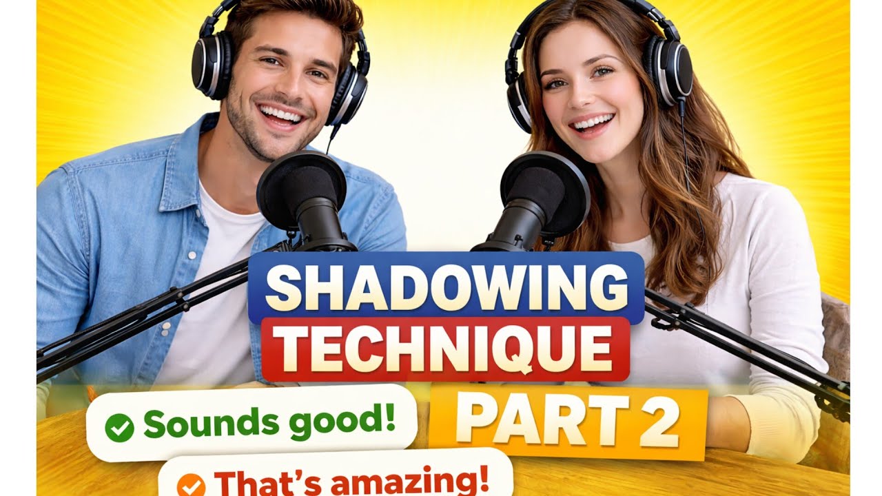 SHADOWING CHALLENGE Part 2 🔥 Level Up Your English Speaking Fast!