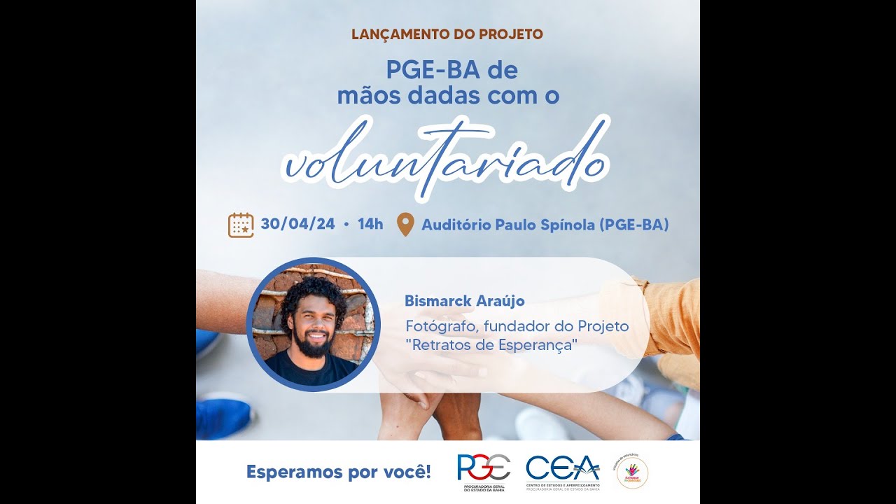 PGE-BA de mãos dada com o Voluntariado