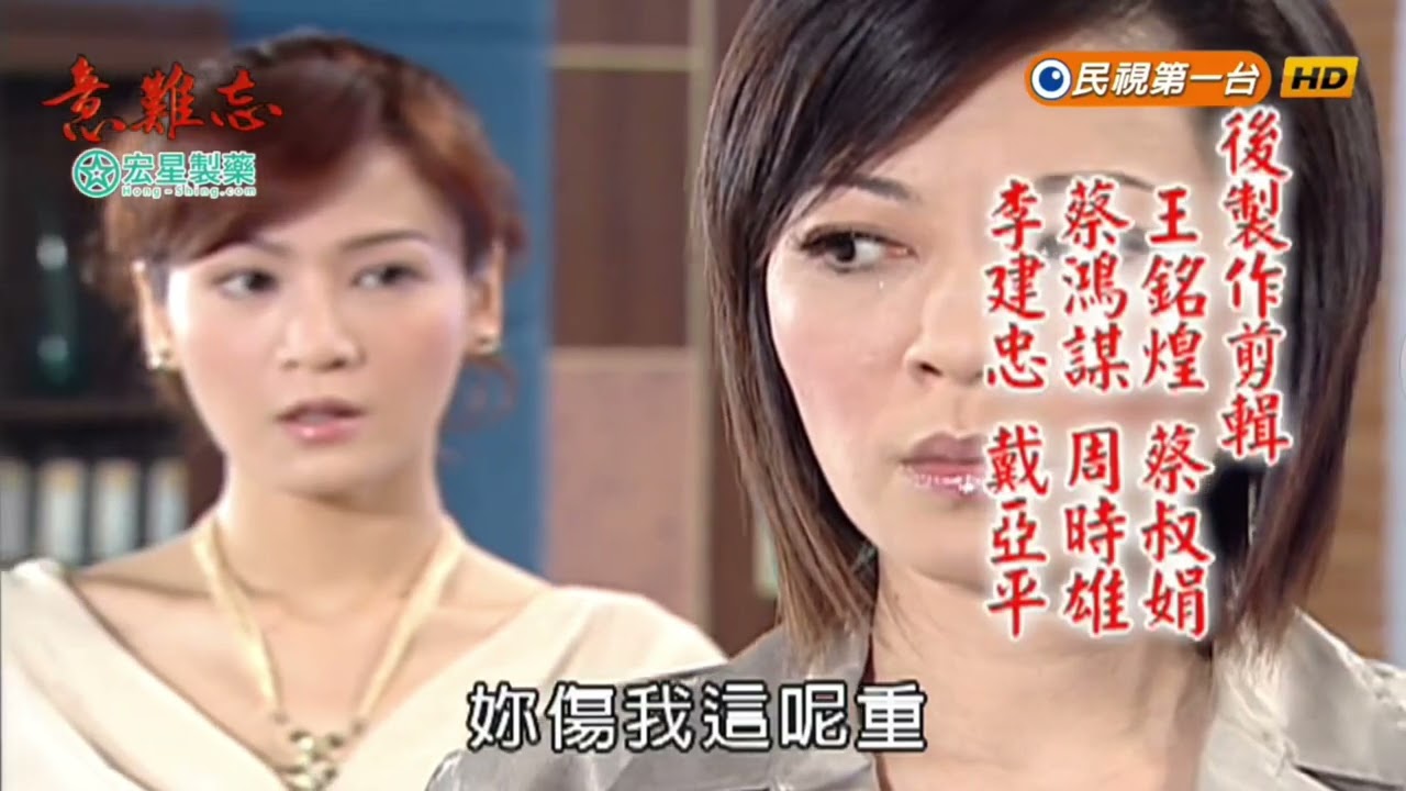 民視經典戲劇《意難忘》片尾曲 【今生最愛的人】