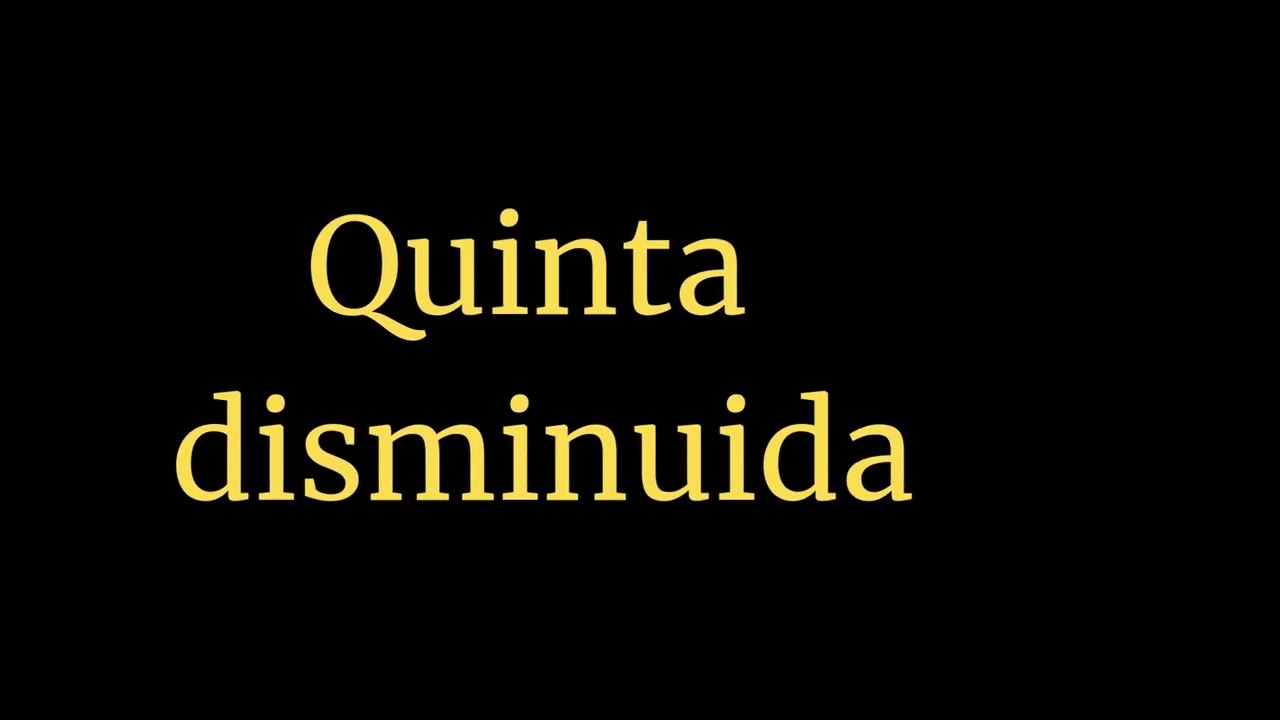 Acordes triada de quinta aumentada y quinta disminuida. Identificación y soluciones.