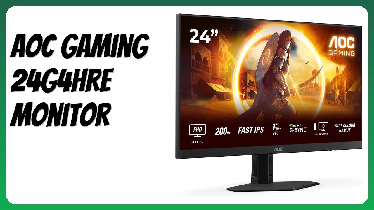 BEWERTUNG (2025): AOC Gaming 24G4HRE Monitor. WESENTLICHE Einzelheiten
