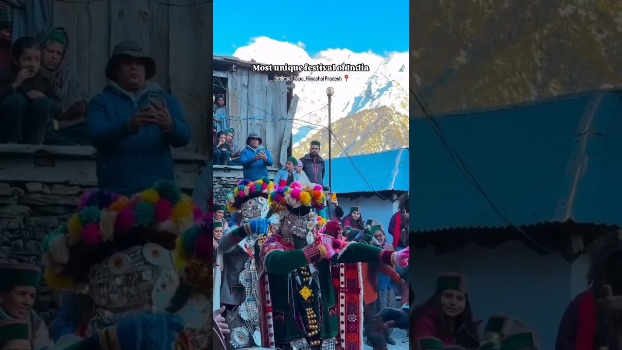 Raulane❤️Most unique festival of India-Kalpa, Himachal Pradesh🏔️ #travel #trending #shorts #festival