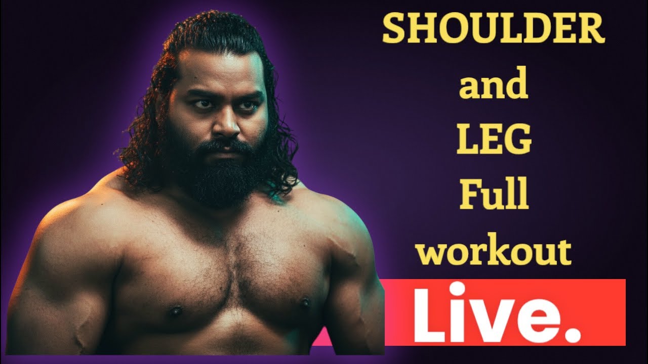 Vikas fitness Raebareli is live Shoulder and leg Basic full workout 💪💪💪💪