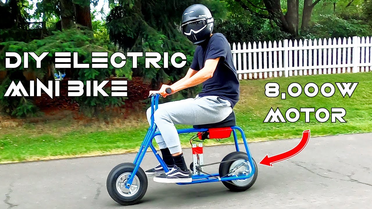 Как собрать электрический мини-велосипед своими руками — 7000 Вт INSANE E-BIKE