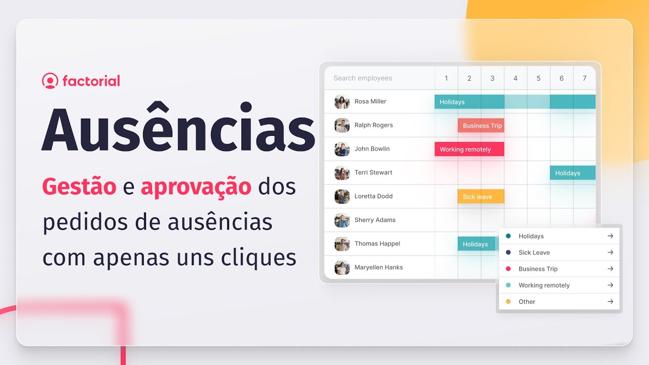 Como fazer controle de faltas de funcion&aacute;rios na Factorial