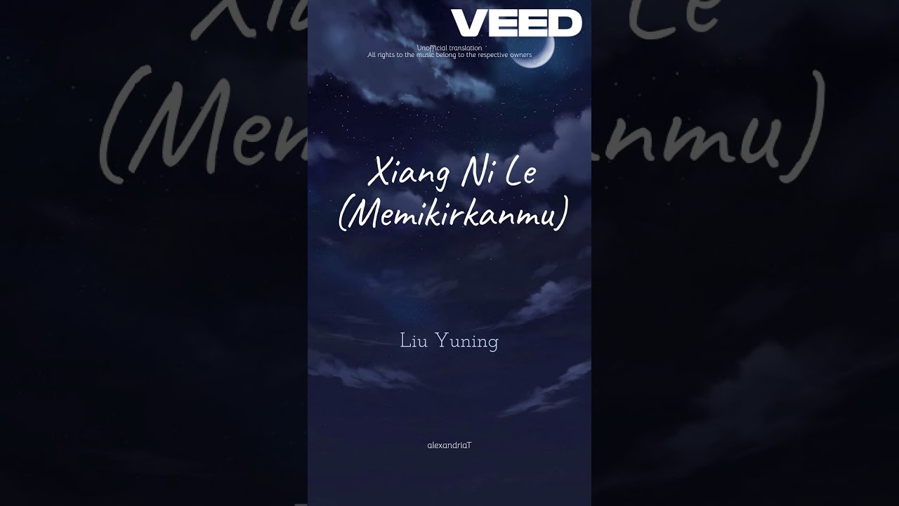 想你了 (Thinking of You) by 刘宇宁 Liu Yuning [Indonesian sub]