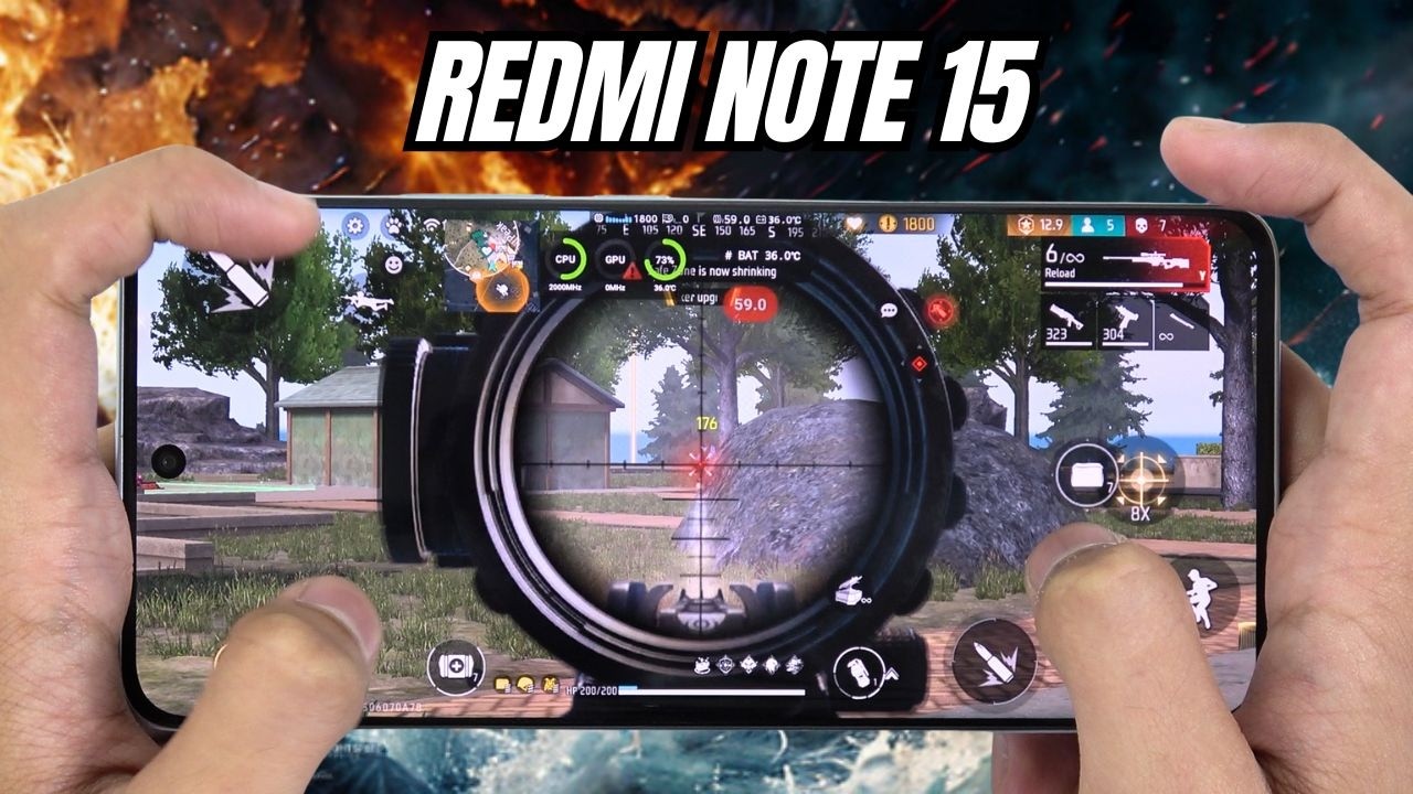 REDMI NOTE 15 Test Game FREE FIRE Mobile