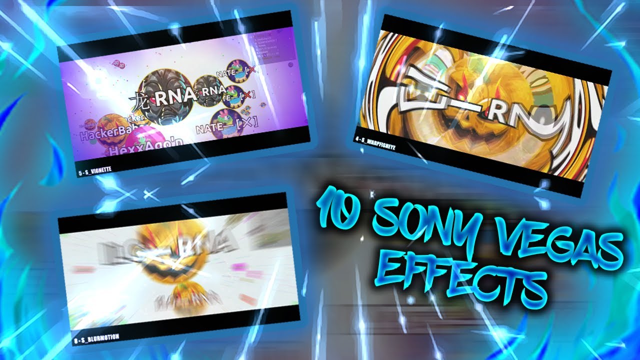 TOP 10 SONY VEGAS EFFECTS FOR AGAR.IO | PinkDesign
