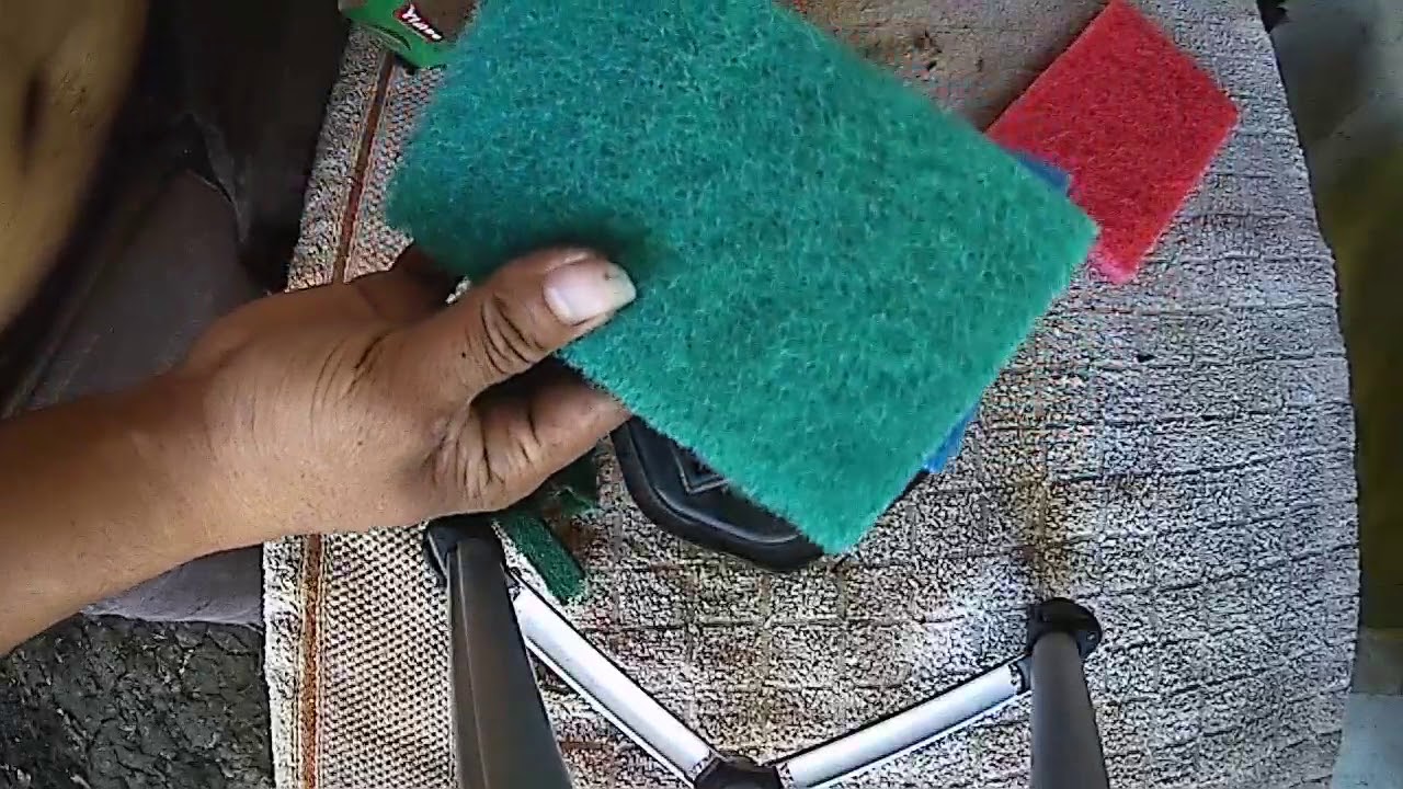 #D.I.Y hand made air filter for Honda click 150i.