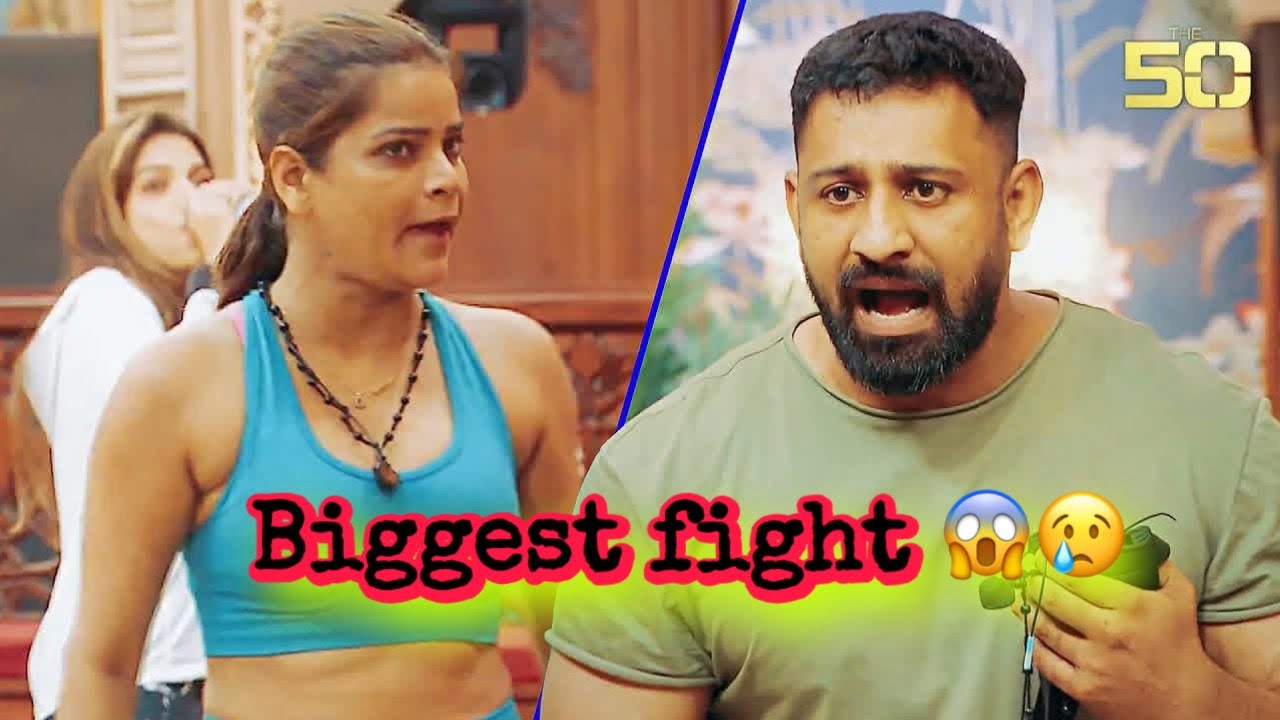 Rajat vs prince intense fight 😱😭 || The 50 #viral #youtubeshorts #trending #shorts 