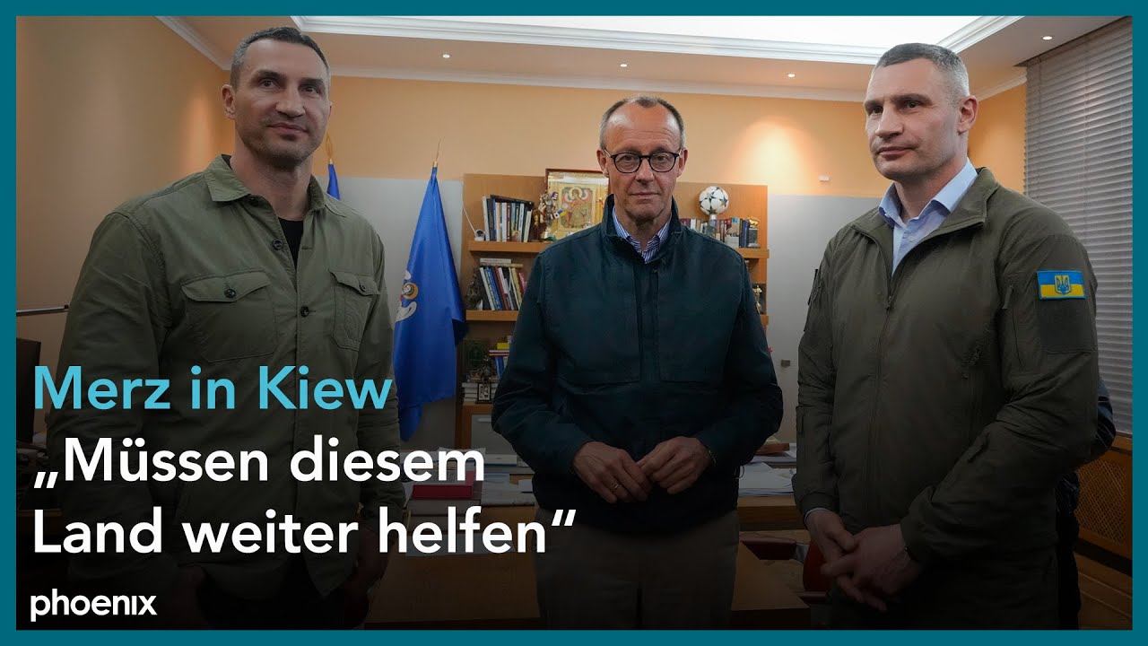 Vitali Klitschko und Friedrich Merz zur Lage in Kiew