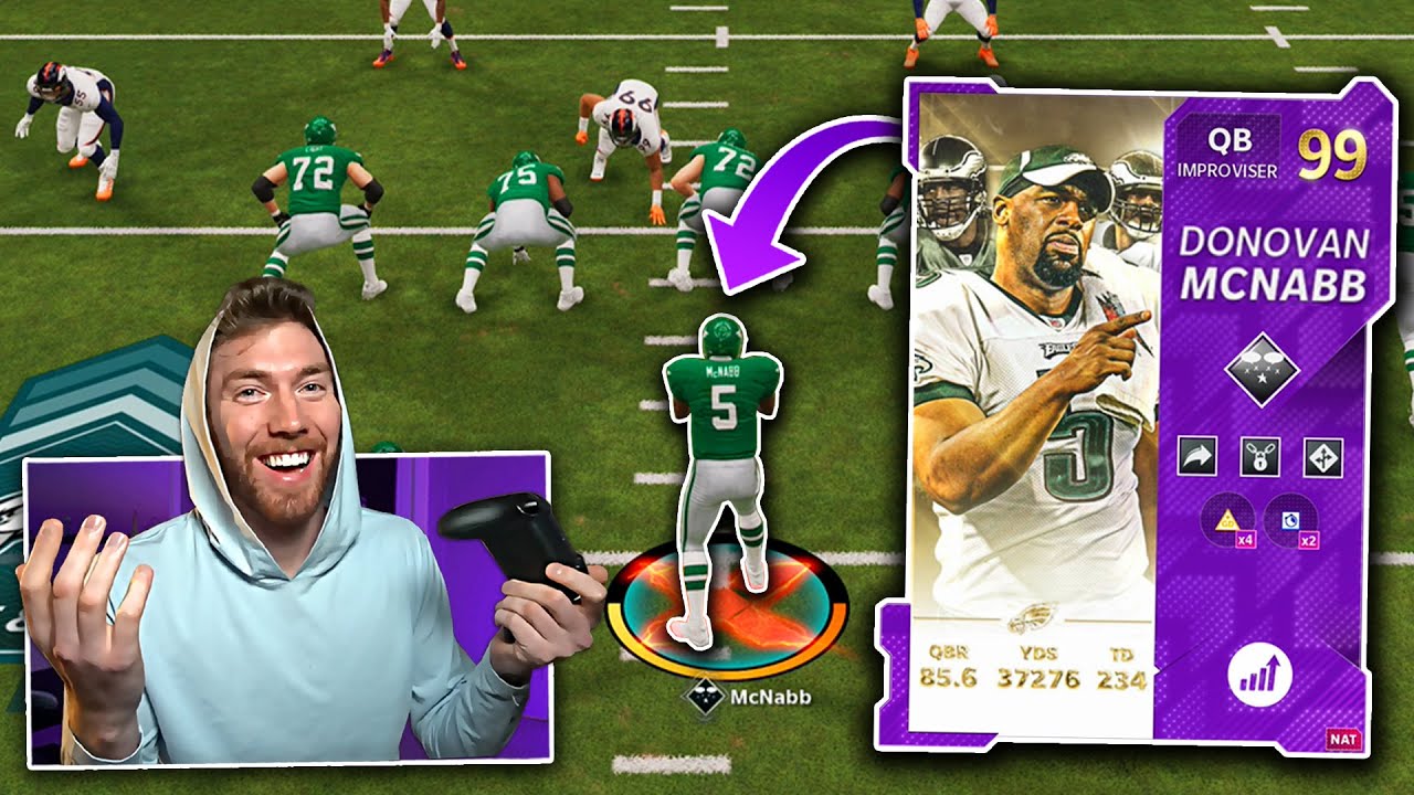 I played Weekend League with new Donovan McNabb...